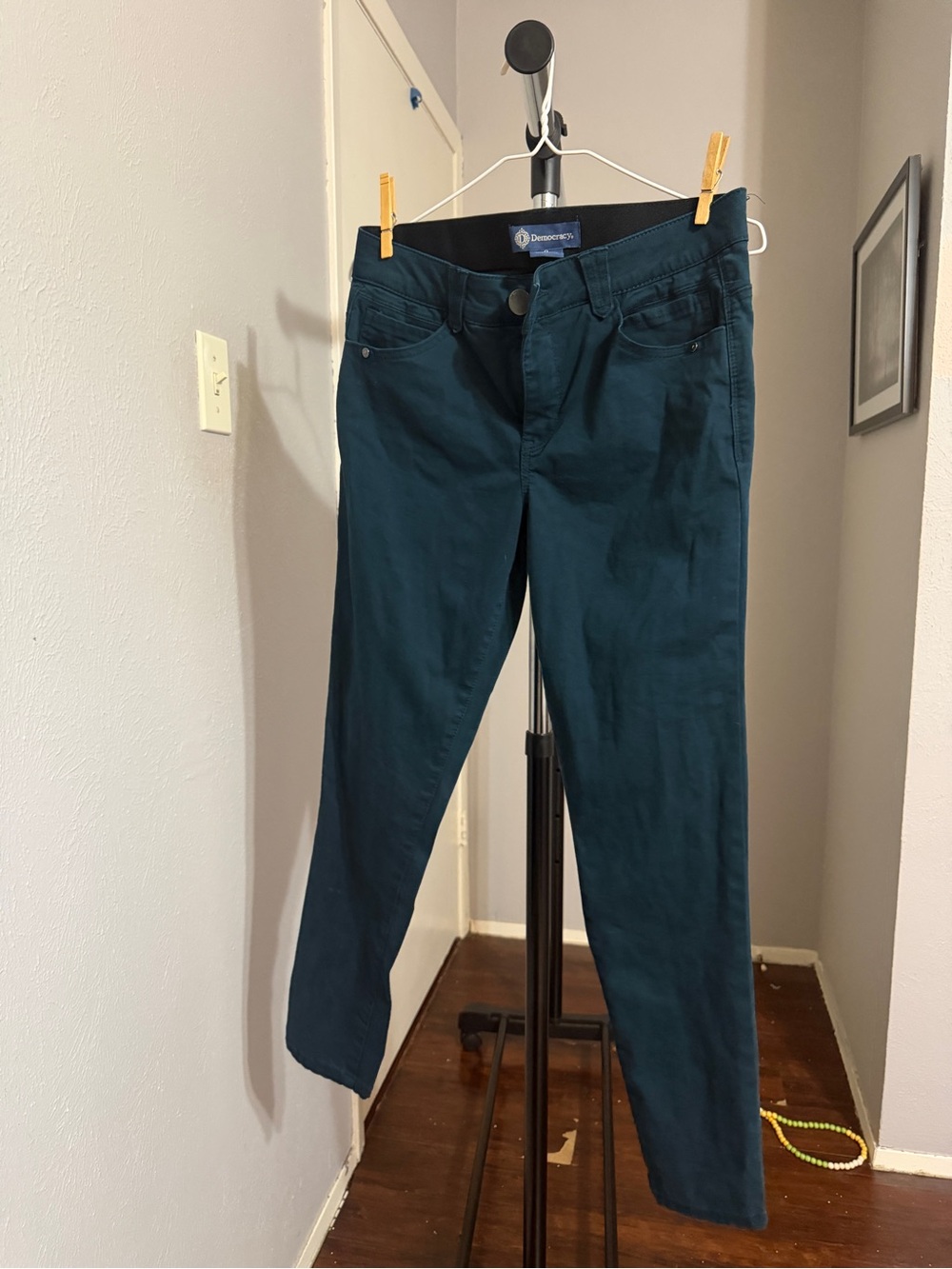 Democracy Deep Teal Skinny Jeans